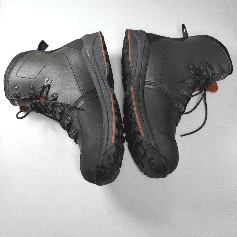 Simms Tributary Wading Boots Mens 15 Gunmetal Grey Fly Fishing 39851-00